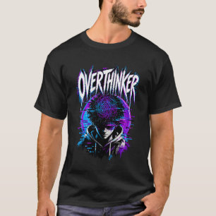 T-shirt Surpenseur Glitch Art Esthétique Cyberpunk