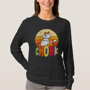 T-shirt Surpoids Chubby Chonk Mème Chat Pour Feline Gras