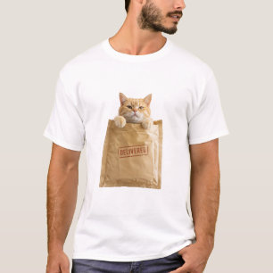 T-shirt Surprise Colis Chat Livré