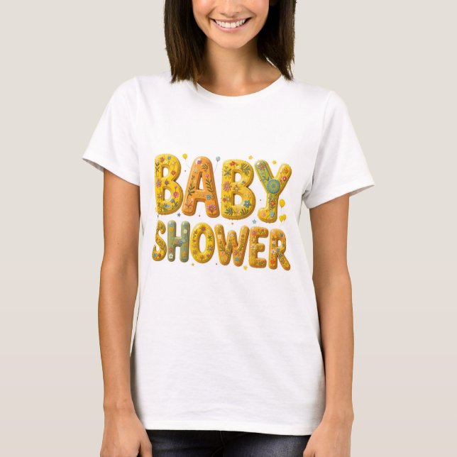 T-shirt Surprise de baby shower (Devant)
