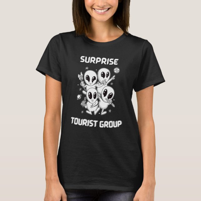 T-shirt Surprise Native Pride Alien Funny State Tourist Sp (Devant)
