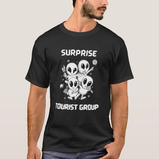 T-shirt Surprise Native Pride Alien Funny State Tourist Sp (Devant)