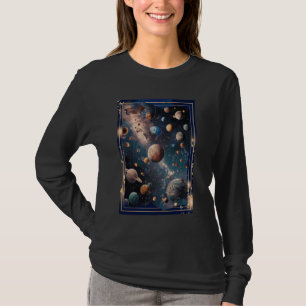 T-shirt Surreal Alien World - Interstellar Puzzle Cosmic A