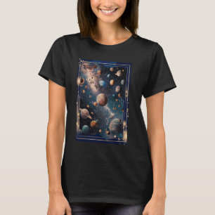 T-shirt Surreal Alien World - Interstellar Puzzle Cosmic A
