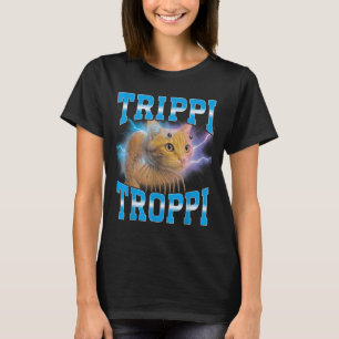 T-shirt Surreal Italian Brainrot meme Trippi Troppi Cat Fu