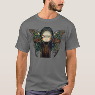 T-shirt Surréalisme gothique à ailes d'ange de CHEMISE de