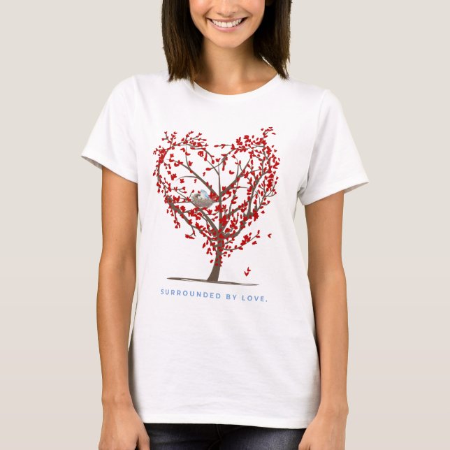 T-shirt Surrounded by love (Devant)