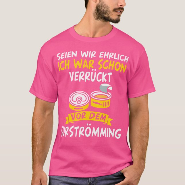 T-shirt Surstram Herring Excrement Poisson Skunk (Devant)