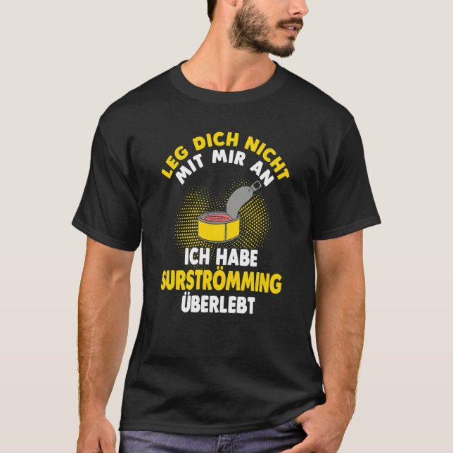 T-shirt Surströmming Herring Fish Pomy Fish Stinkfish (Devant)