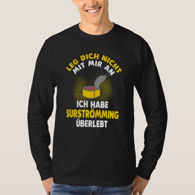 T-shirt Surströmming Herring Fish Pomy Fish Stinkfish (Devant)