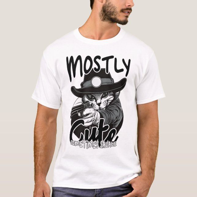 T-shirt Surtout mignon Parfois salé (Devant)