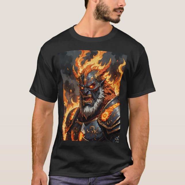 T-shirt Surtr Surtur Surt Giant Norse Mythologie Fire Gode (Devant)