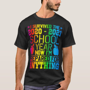 T-shirt Survécu À L'Année Scolaire 2020 2021 Pour Laquelle