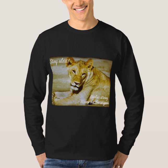 T-shirt surveillance des lions (Devant)