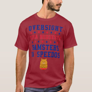 T-shirt Surveillance FOIA Demande Des Hamsters Dans Speedo