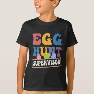 T-shirt Surveillant de chasse aux œufs de Pâques Maman Pap