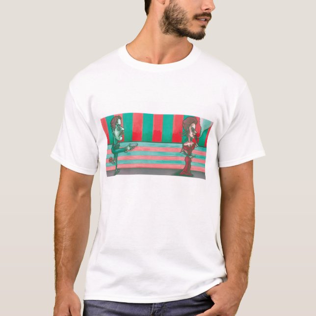 t-shirt "surveille tes arrières" (Devant)