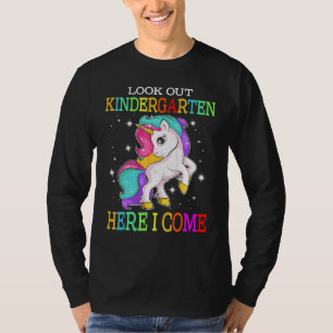 T-shirt Surveillez la maternelle, j'arrive Licorne de reto