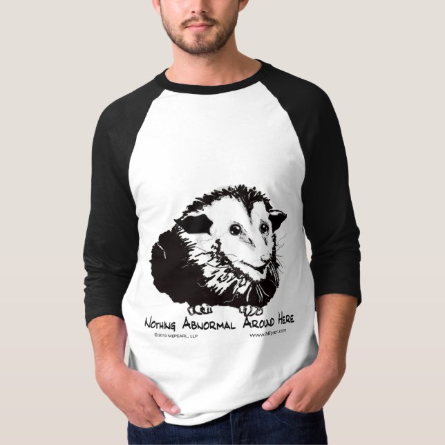 T-shirt Survêtement approprié d'opossum pour les hommes (Devant)