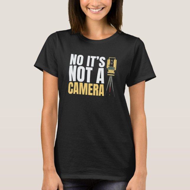 T-shirt Surveyor Land Surveying Theodolite Cartographer Ge (Devant)