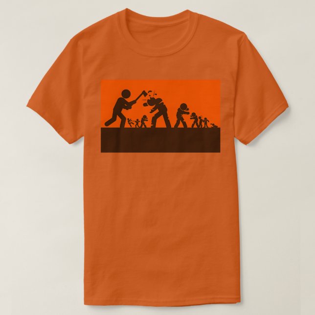 T-shirt Survie des zombies (Design devant)