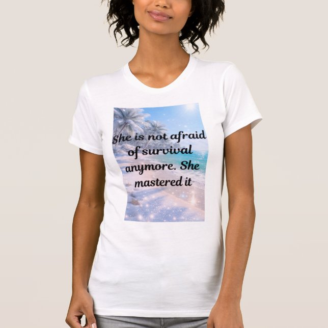 T-shirt Survie Maîtrisée - Force Inflexible (Devant)