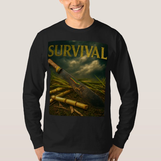 T-shirt Survie Manches Longues (Devant)