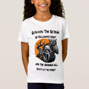 T-Shirt Survivait Le Cri De La Nuit D'Halloween