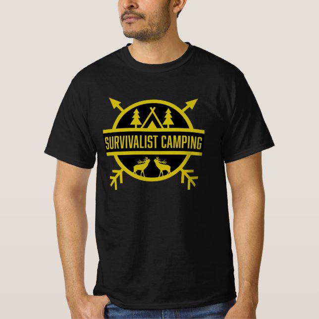 T-shirt Survivaliste de l'extérieur (Devant)