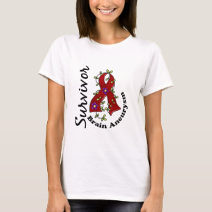 T-shirt Survivant 15 d'anévrisme cérébral