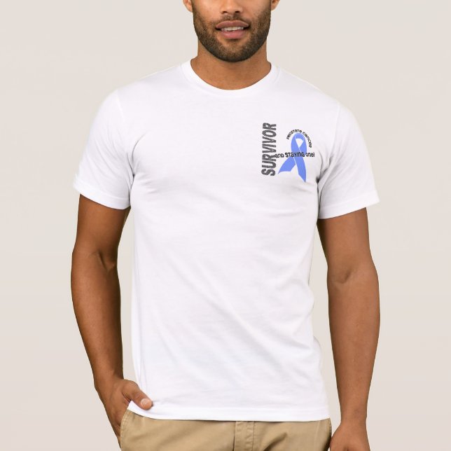 T-shirt Survivant 1 de cancer de la prostate (Devant)