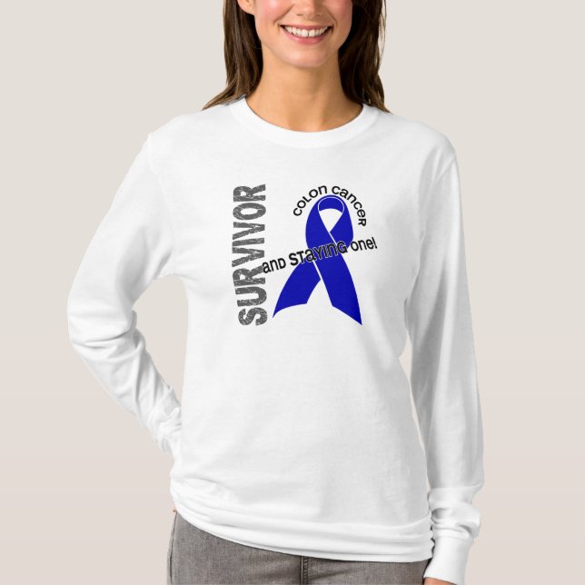 T-shirt Survivant 1 de CANCER DU COLON (Devant)