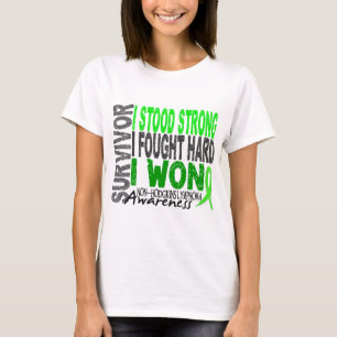 T-shirt Survivant 4 de lymphome non Hodgkinien