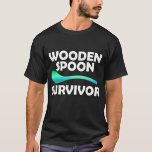 T-shirt Survivant à la Cuillère en Bois Humour Sarcastique