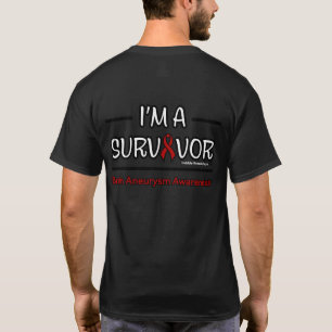 T-shirt Survivant...Aneurysme cérébral
