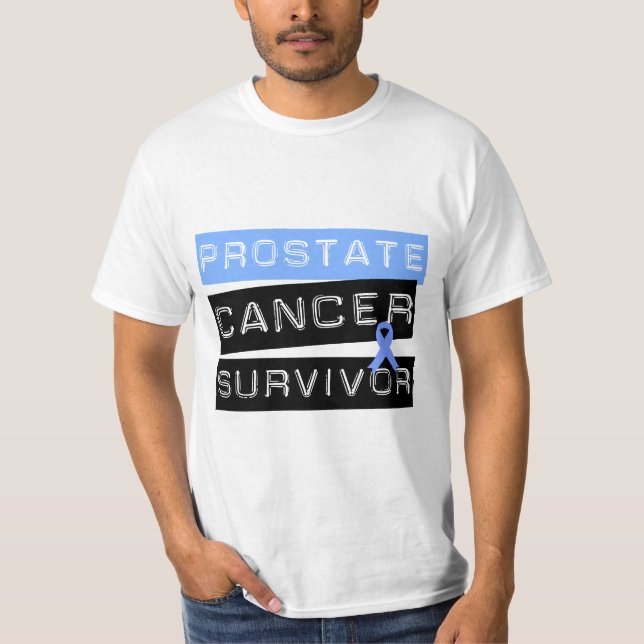 T-shirt Survivant de cancer de la prostate (Devant)