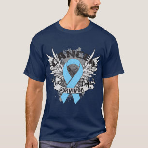 T-shirt Survivant de cancer de la prostate de ruban à