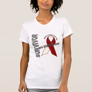 T-shirt Survivant de cancer de la tête et du cou