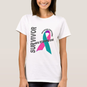 T-shirt Survivant de cancer de la thyroïde