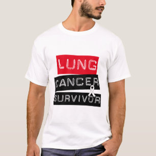 T-shirt Survivant de cancer de poumon