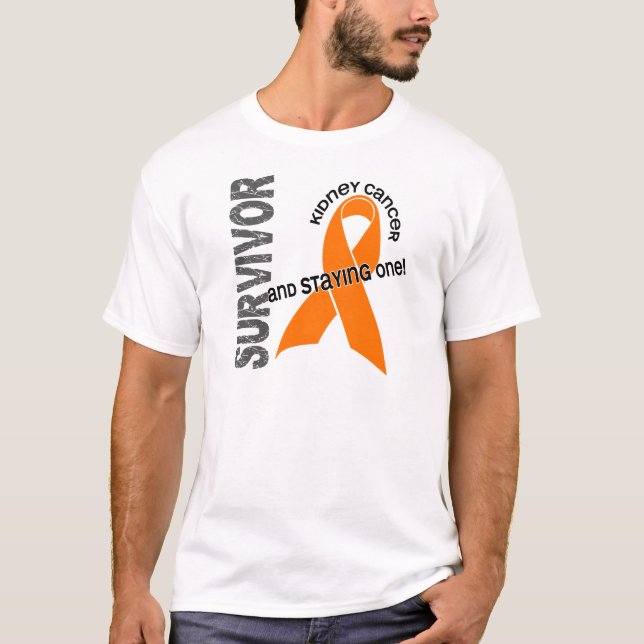 T-shirt Survivant de Cancer de rein (Devant)