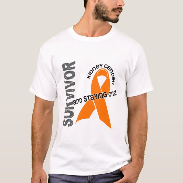 T-shirt Survivant de Cancer de rein (Devant)