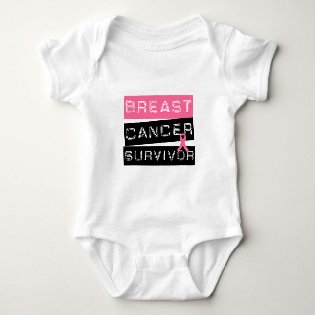 T-shirt Survivant de cancer du sein (Devant)