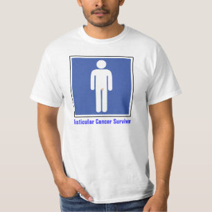 T-shirt Survivant de cancer du testicule