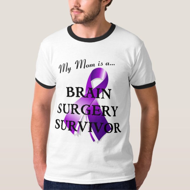 T-shirt Survivant de chirurgie cérébrale (Devant)