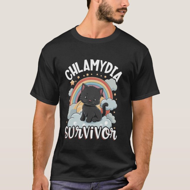 T-shirt Survivant de Chlamydia (Devant)