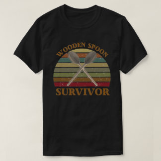 T-shirt survivant de cuillère de bois