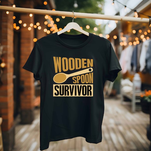 T-shirt Survivant de cuillère en bois - Cuisine amusante (Créateur téléchargé)