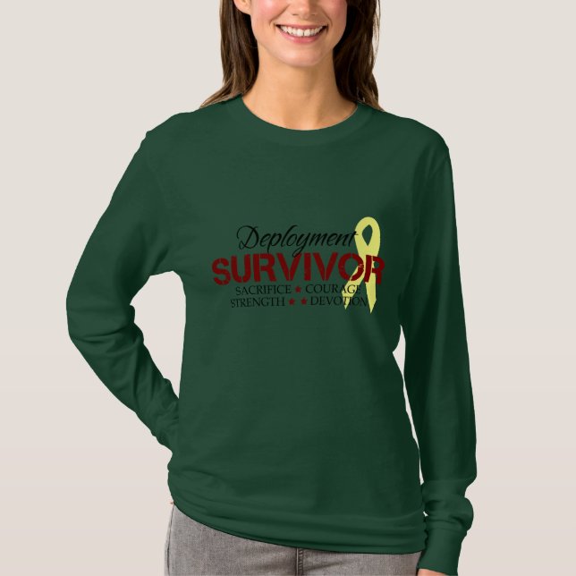 T-shirt Survivant de déploiement (Devant)