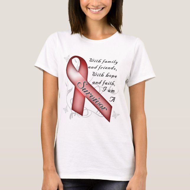 T-shirt Survivant de drépanocytose (Devant)